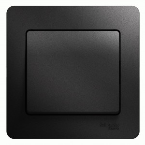 Systeme Electric GLOSSA выкл. СУ 1 кл. антрацит (пл.осн.) GSL000712 (15!)