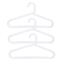 VETTA Набор вешалок, 3 шт, 41х23х0.5 см, пластик