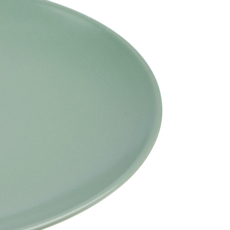 MILLIMI Тарелка подстановочная 27х3см, керамика, оливковый