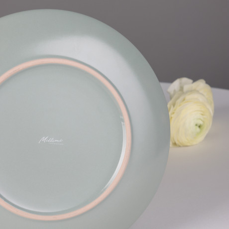 MILLIMI Тарелка подстановочная 27х3см, керамика, оливковый