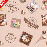 Клеенка 140*20 ДЕКОРАМА 72В (пирожные) ТУРЦИЯ