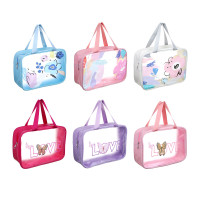 ЮL Косметичка сумка с двумя ручками, ПВХ, 31х21х11см, 2 дизайна