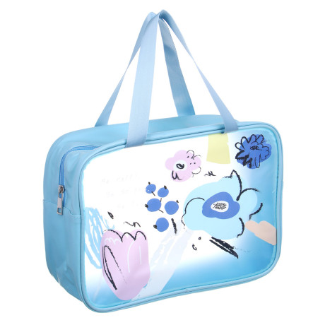 ЮL Косметичка сумка с двумя ручками, ПВХ, 31х21х11см, 2 дизайна