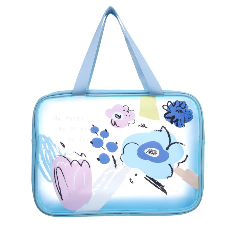 ЮL Косметичка сумка с двумя ручками, ПВХ, 31х21х11см, 2 дизайна