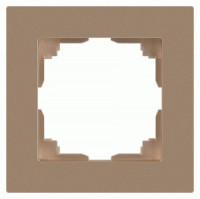 ЭРА Intro Accent рамка СУ 1 мест. шампань 6-501-04