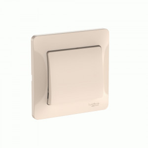 Systeme Electric GLOSSA выкл. СУ 1 кл. 10А (автоклеммы) БЕЖЕВЫЙ GSL000212S (15!)