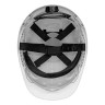 Каска защитная ударопр.«Форвард» (К-05)ABS/PC,комплект со встроен.очк.ОЧК-05 Форвард,белая Denzel