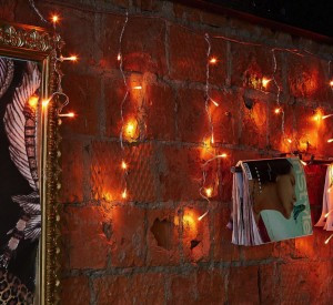 Гирлянда-бахрома ул. св/д мерцание 12м 195 LED провод прозрач ULD-B12006-195/TTK AMBER IP44 Uniel