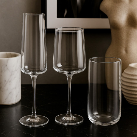 PASABAHCE Айконик Стакан высокий 365мл, стекло арт 420805SLB