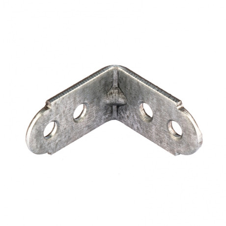 Уголок мебельный усиленный, 2 мм, 30 х 30 х 16 мм, цинк Сибртех