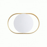 ODEON LIGHT 4246/7WW HIGHTECH ODL21 179 бел/золотист/мет.св-к бра св/д 7W 560lm 3000K 141x100 MONDY