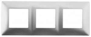 ЭРА 14 Elegance рамка СУ 3 мест., алюминий 14-5003-03 4872