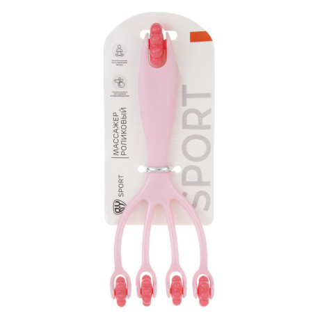 Массажер тм BY SPORT, 18,5х7,5см, TPR, PP
