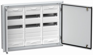 IEK TITAN 5 щит (корпус) метал. ЩРв-108 (3х36) 630х885х130 встраиваемый белый IP54 TI5-50-V-3X036-31