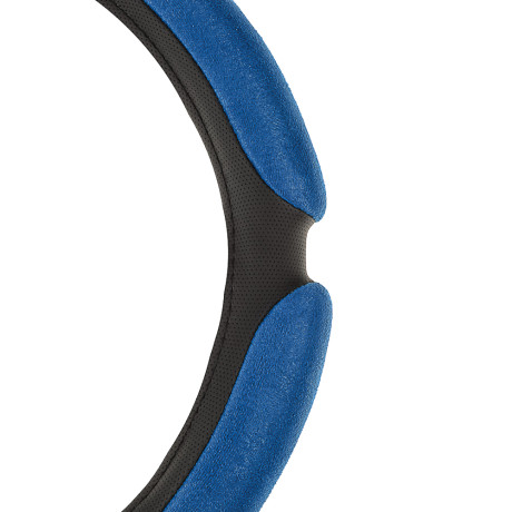 ЕРМАК Оплетка руля, спонж, 6 подушек, синий, разм. (M)