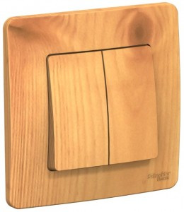 Systeme Electric BLANCA выкл. СУ 2 кл. 10А ясень (пл.осн.) BLNVS010505 (10!)