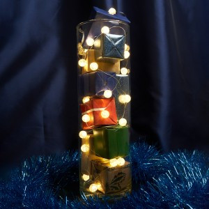 Feron Гирлянда-нить Лед шарики 30LED 3м 2700К, 3*АА, IP20, прозр.шнур 0,5м. CL565 48611