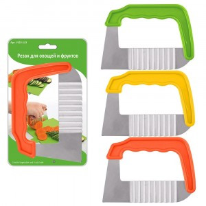 Овощерезка резак д/овощей и фруктов нерж.сталь/пластик (кратность 6шт!!!) VL53-113 Мультидом