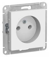 Systeme Electric AtlasDesign мех. роз. СУ 1 мест. бел. Antibact. (пл.осн.) ATN000141 (20!)