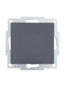 Lezard VESNA мех. выкл. СУ 1 кл. 10А  графит. (корп. ABS)    742-3488-100