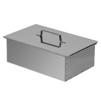 Коптильня двухъярусная 420 x 270 x 175 мм, нержавеющая сталь, 0.8 мм. с поддоном, Camping Palisad