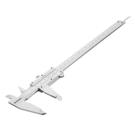 ЕРМАК Штангенциркуль стальной 200мм, ШЦ-I-200-0,02-1, футляр пластик