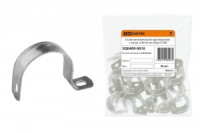 TDM скоба метал.однолапк.d48-50мм для крепл. кабеля, труб (50шт/уп., цена за 1шт.) (50!) SQ0409-0010