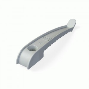 Промрукав крепление (держатель) каб. односторон. ПМ (монт. пист.) СЕРЫЙ ГУ 20шт, цена за шт P