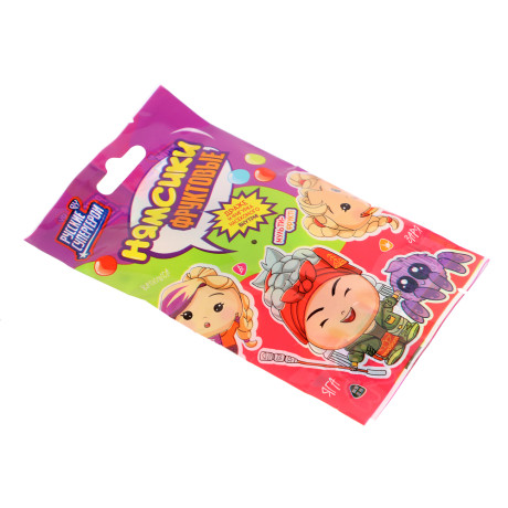 BY Русские Супергерои Драже фруктовое с игрушкой (фигурка насекомое) 2 гр.