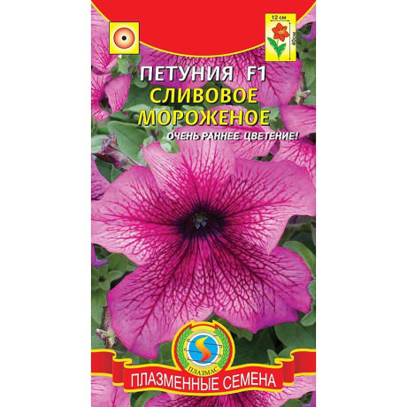 Петуния Сливовое мороженое Плазма Ц
