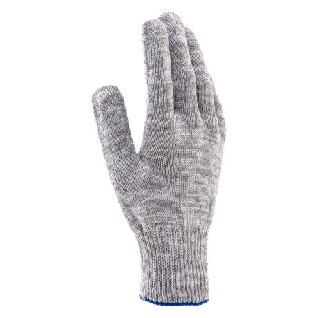 Перчатка х/б, ПВХ покрытие, "Точка", серый меланж, 10 класс