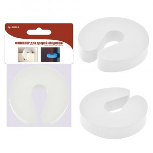 Фиксатор д/дверей "Подкова" (кратность 6шт!!!), полимер RC45-4 Мультидом