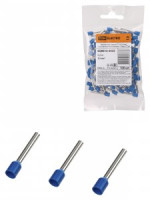 TDM Наконечник-гильза Е2518 2,5мм2 с изолированным фланцем (цена за уп 100шт) SQ0512-0025