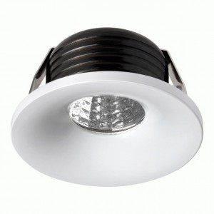 NOVOTECH 357700 NT18 162 бел. встр. св-к IP20 св/д 3000K 2K 3W DOT 200lm 30x50
