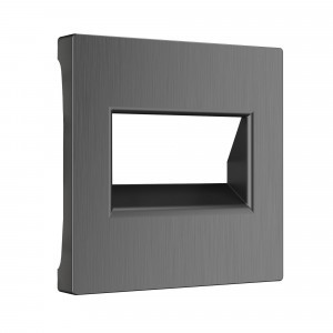 Werkel накладка СУ 1 мест. двойной Еthernet RJ-45 (графит рифленый) (a046603)  W1191104 a050741