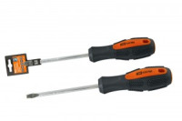 TDM Алмаз отвертка (-) CR-V тип SL6.0x150, ручка 2-х компонентная, магнит (12!) SQ1006-1009