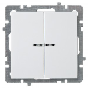 Nilson TOURAN-ALEGRA-THOR мех. выкл. СУ 2 кл. (инд.)  белый 24110404