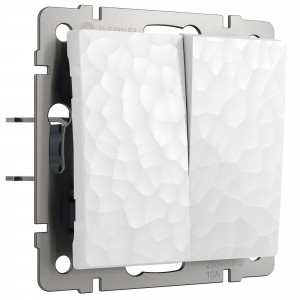 Werkel мех. выкл. СУ 2 кл. 10A (белый) Hammer a052031