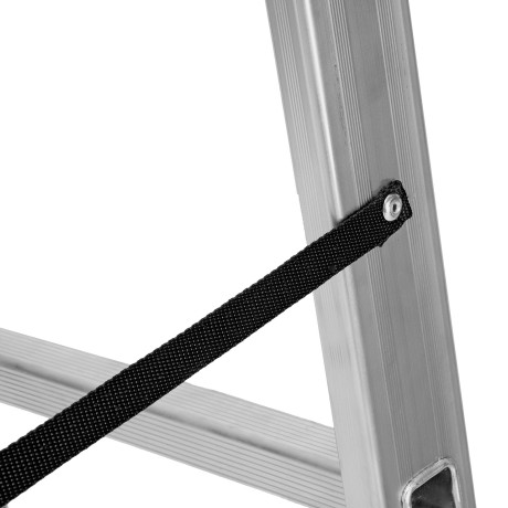 Лестница, 2 х 11 ступеней, алюминиевая, двухсекционная, Сибртех