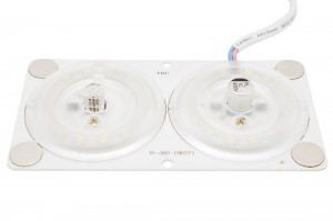 APEYRON модуль св/д с драйвером 24W(1920lm) 6500К 6K 120x63 линз.рассеив. на магнит IP20 2835 02-17