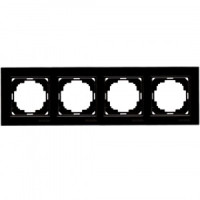 Nilson ALEGRA рамка СУ 2 мест. черный глянец 25220092