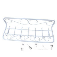 Вешалка "Ажур с полкой 80см" белый ВСПА 203 Бх1