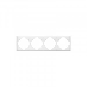 KRANZ MIELE STRONG Рамка 4 мест. (горизонт.) жемчуг KR-78-0754-4