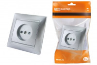 TDM Лама роз. СУ 1 мест. 10А серебр. металлик (шторки) (10!) SQ1815-0210