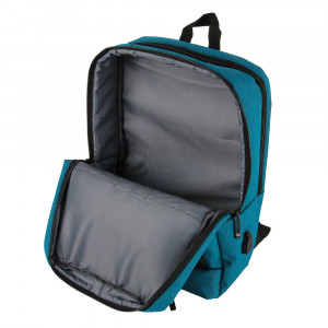 Рюкзак универсальный 41,5x29,5x16см, 2 отд., 4 карм. (1 на спинке), USB-выход, ПЭ, 2 цвета