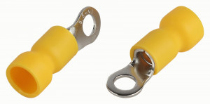 ЭРА наконечник кольцевой изол. НКИ 2,5-6 мм2 d4мм желтый   (уп.50шт, цена за уп ) 63317