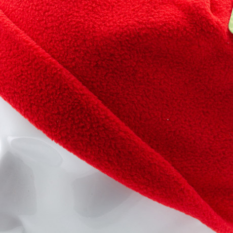 Шапка из флиса для взрослых, размер 56-57, красная Сибртех