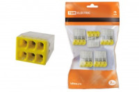 TDM КБМ-2273-246 6х(2,5мм2) клем. колодка н/г Cu/Al паста (5шт. в уп. цена за уп.) (20!) SQ0517-0126