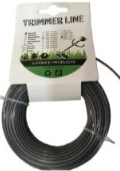 Леска для триммера TrimmerLine КРУГ С СЕРДЕЧНИКОМ, Ø-3мм, 15 метров
