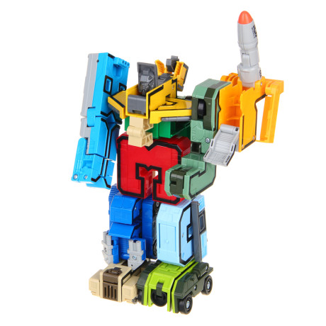ИГРОЛЕНД Робот - трансформер в виде цифр, ABS, 12,5х16х3см, 10 дизайнов